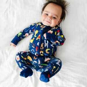 Little Sleepies Alphabet Friends Zippy Size Newborn